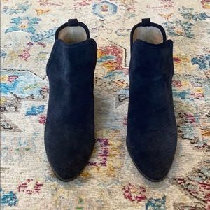Lucky Brand Baley Suede Slip-On Booties